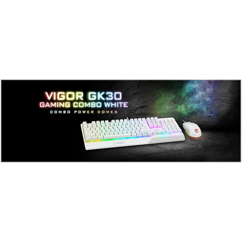 Combo teclado y rat&oacute;n para juegos MSI Vigor GK3... image number null