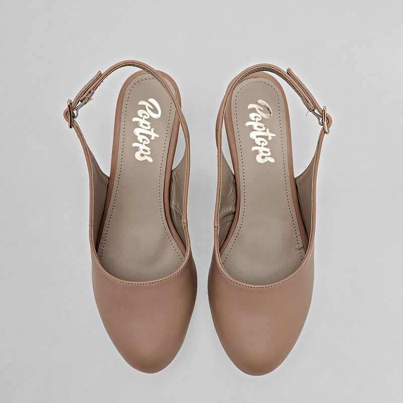 Poptops Zapatilla para mujer beige image number null