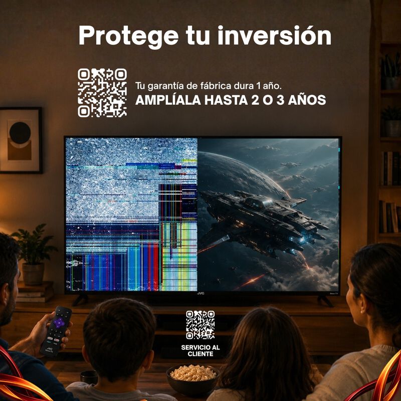 Pantalla Jvc Smart Tv 24 Pulgadas Hd Led Roku T... image number null