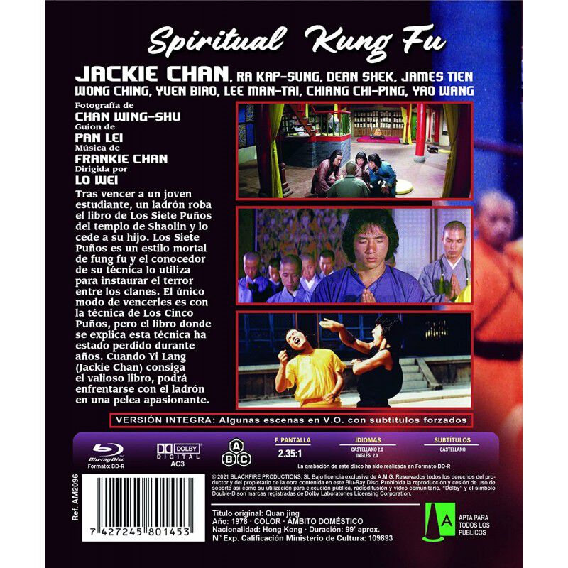 Kung Fu espiritual (Bd-R) (Blu-ray) (Quan jing)... image number null