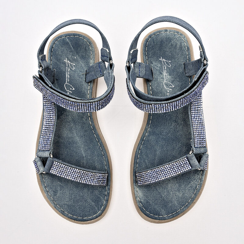 Been Class Sandalia para mujer azul image number null