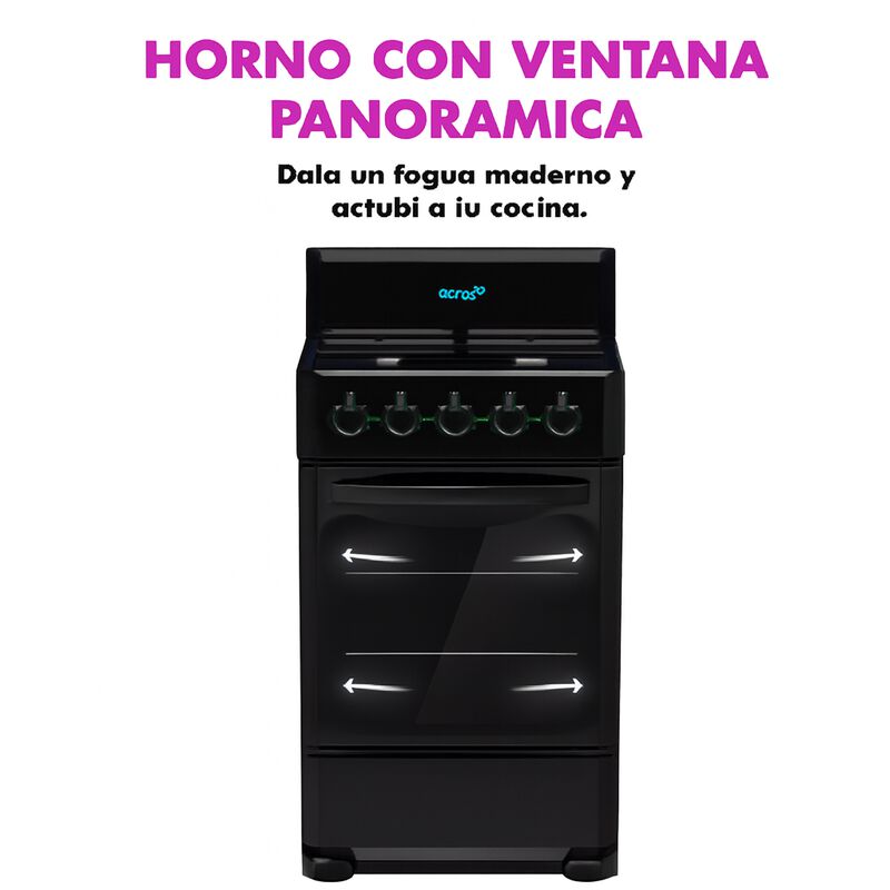 Estufa Al Piso Gas Acros NAW1001B Negro image number null
