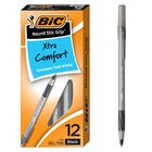 Bol&iacute;grafos Bic Round Stick Grip Xtra-comfort 1,2 Mm, Paquete De 12