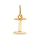 Dije De Oro Amarillo De 10K (Letra I) Sin Cadena