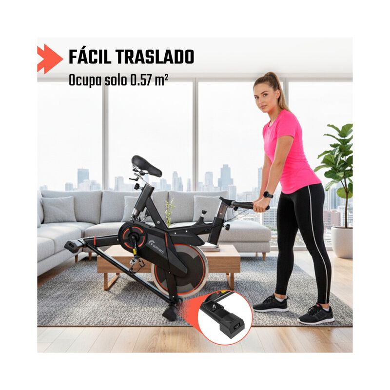 Bicicleta Spinning Fija Estatica Fitness Monito... image number null