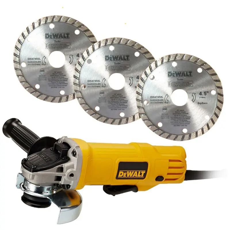 Esmeriladora Angular 4&frac12;'' 900w + 3 Discos DEWAL... image number null