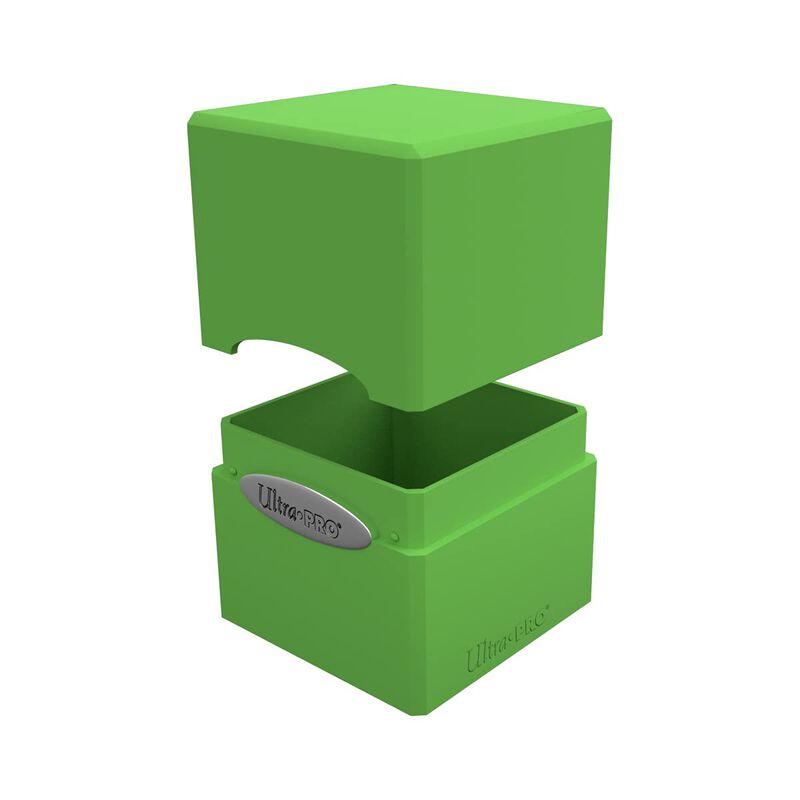 Caja Para Mazos Ultra Pro Satin Cube Verde Lima image number null