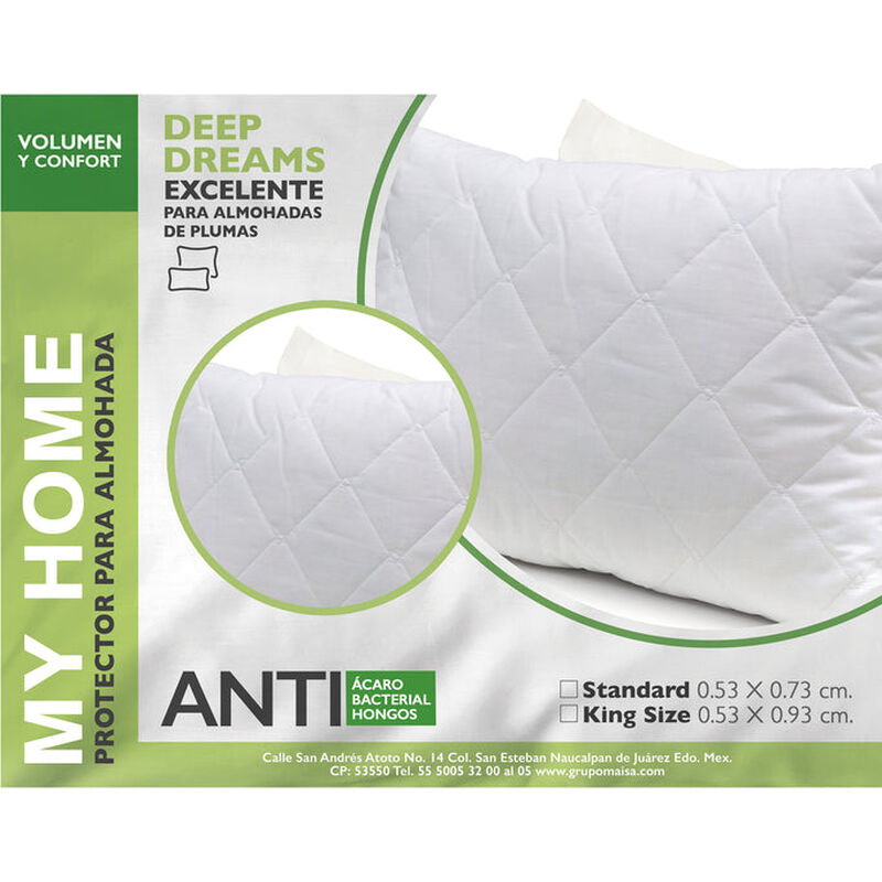 Dúo de Twin Pack De Almohada Satin Stripe + Pro... image number null