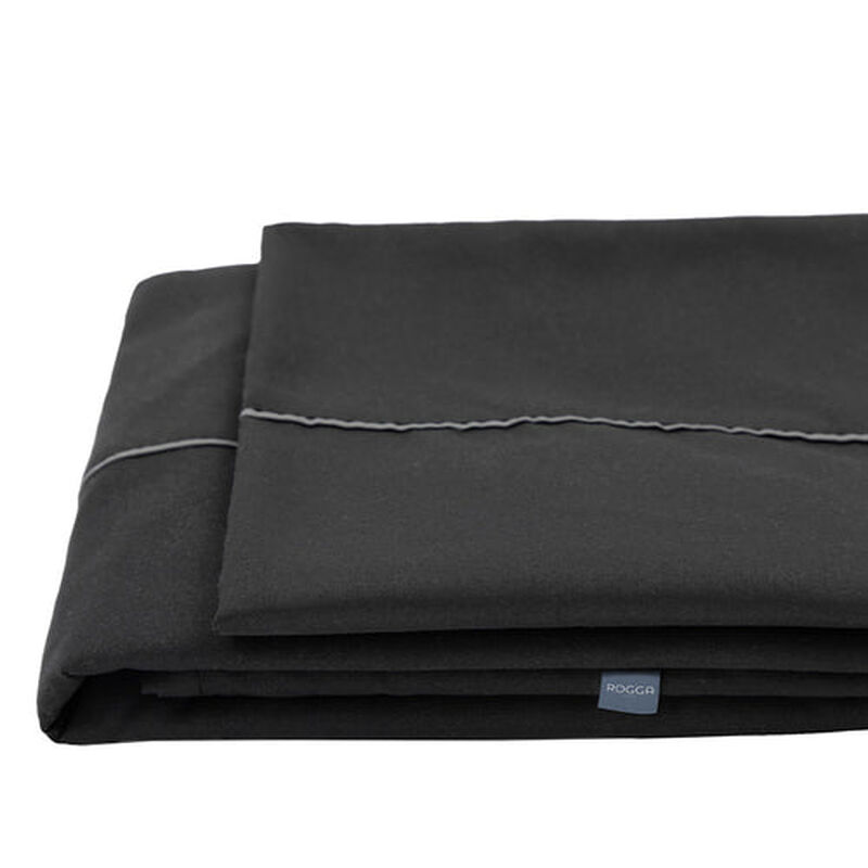 Juego de S&aacute;banas Individuales Royal Touch Negro image number null