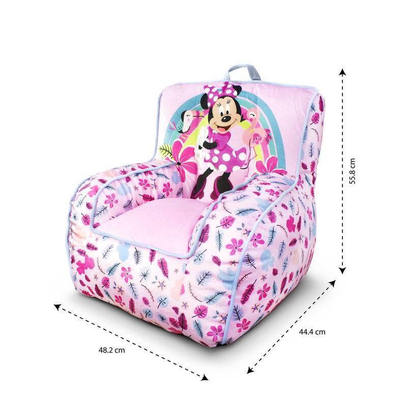 Sill&oacute;n Puff Infantil Minnie Flamingos image number null