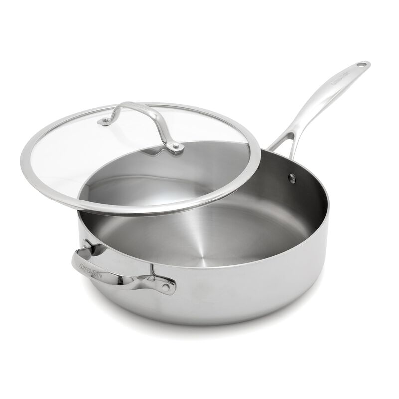 Sart&eacute;n para Saltear Greenpan 5 Qt Acero Inoxida... image number null