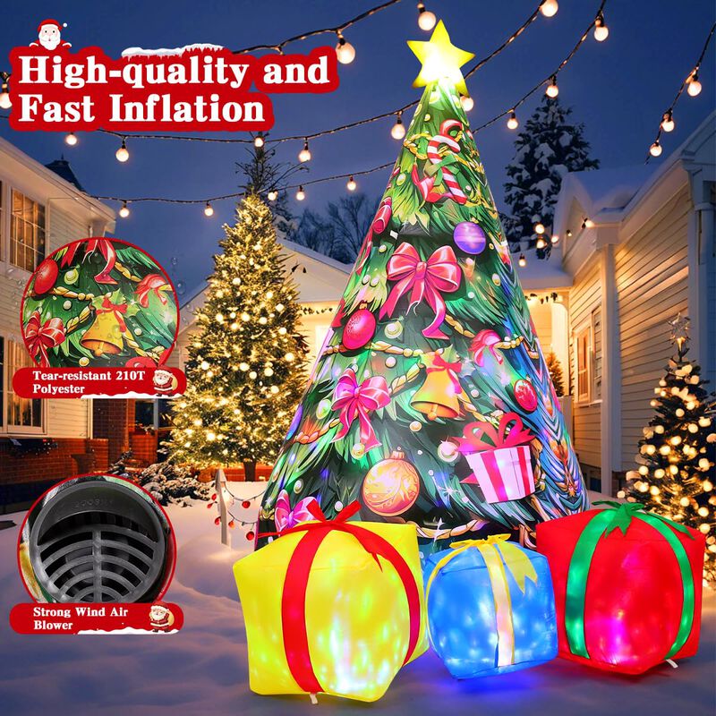 &Aacute;rbol Inflable De Navidad Goosh Para Decoraci&oacute;n... image number null