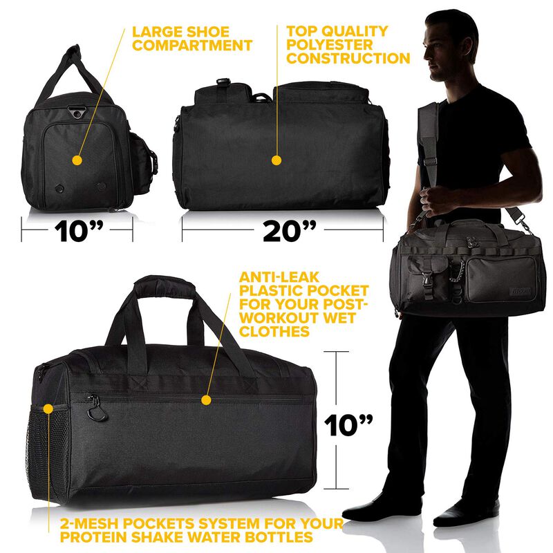 Bolsa De Gimnasio Fitdom 32 l 51 cm Con Compart... image number null