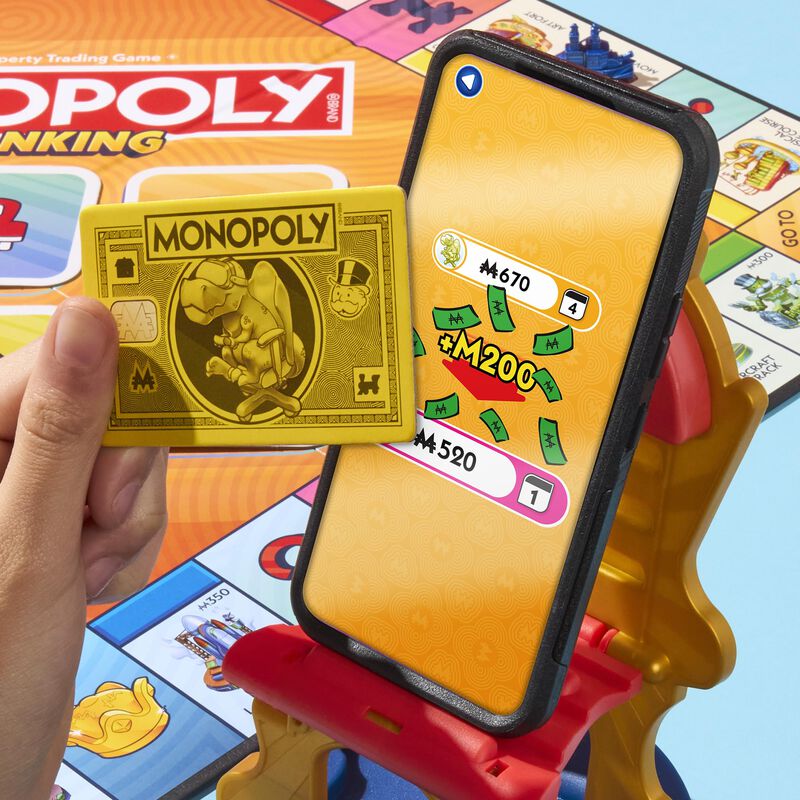 Juego De Mesa Hasbro Gaming Monopoly App Bankin... image number null