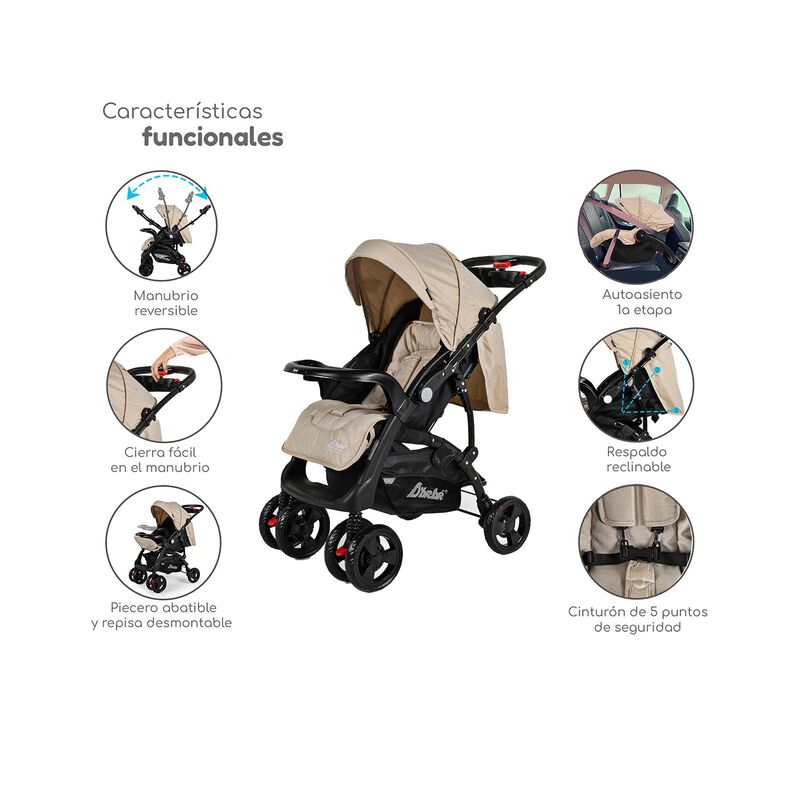 Travel System Elite D'bebe &mdash; Plegable Con Una M... image number null