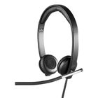 Auriculares Logitech Usb Stereo H650e Con Cable De Doble Oreja