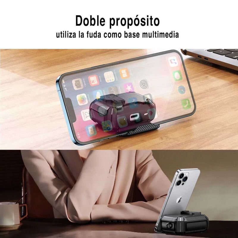 Funda Mybat Para Airpods Pro 3 Magnetica Negra image number null