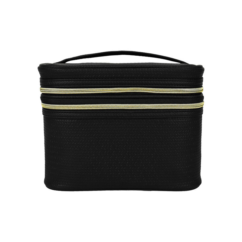 Cosmetiquera con 5 Pzas Negra image number null