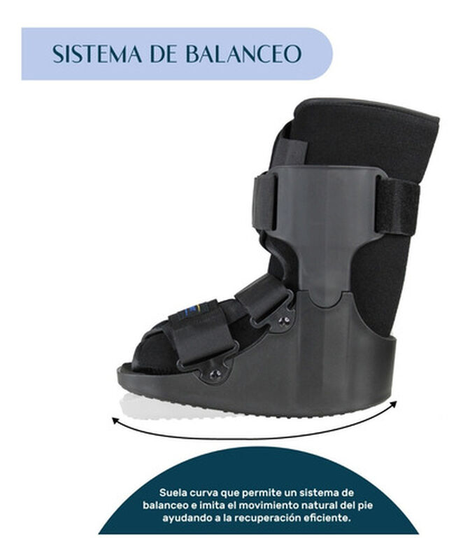 Bota Ortopedica Corta InM&oacute;vilizador Tobillo Fer... image number null