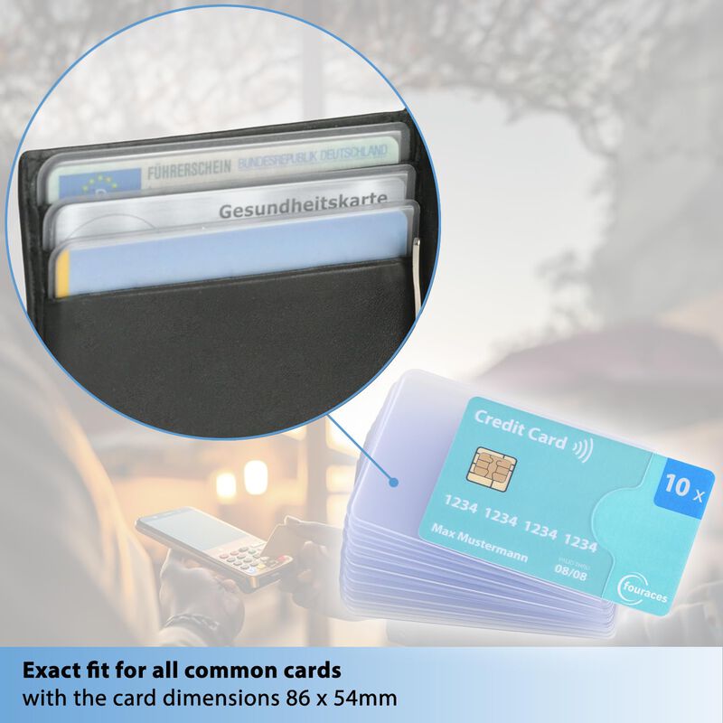 Fundas Protectoras Transparentes Para Tarjetas ... image number null
