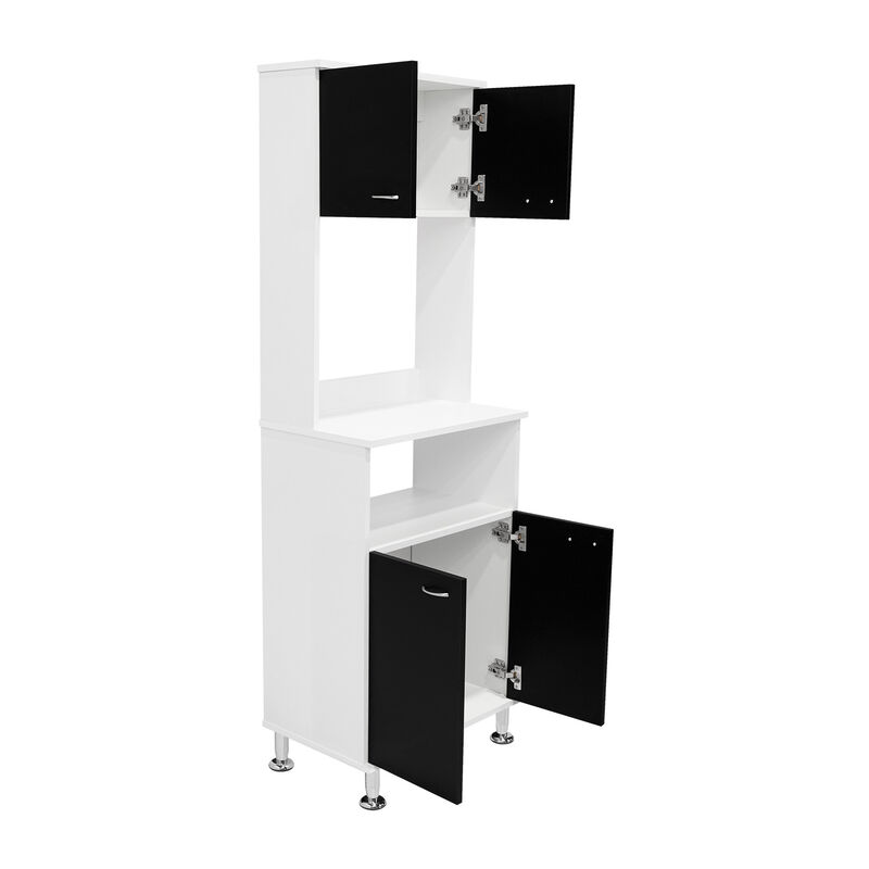 Alacena Catina Blanco y Wengue Virtual Muebles image number null
