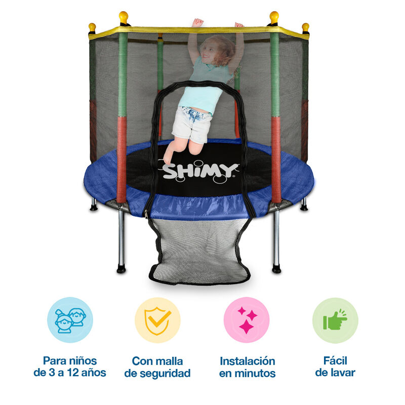 Brincolín Infantil Trampolín para Niños 3 a 12 ... image number null