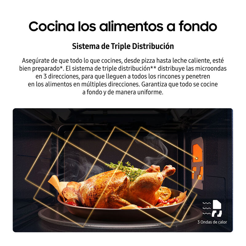 Horno De Microondas Samsung 1.1 Pies (32 L) Pow... image number null