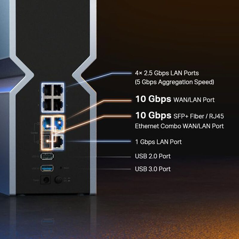 Router Wifi 7 Tp-link Archer Be24000 Cuatriband... image number null