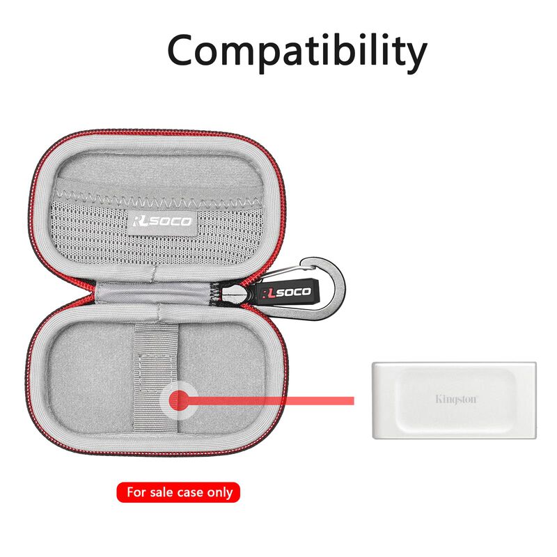 Funda R&iacute;gida Para Ssd Kingston Xs1000, Xs2000 Y... image number null