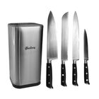 Juego Set 4 cuchillos HUDSON Acero Inoxidable Antihaderente Profesional