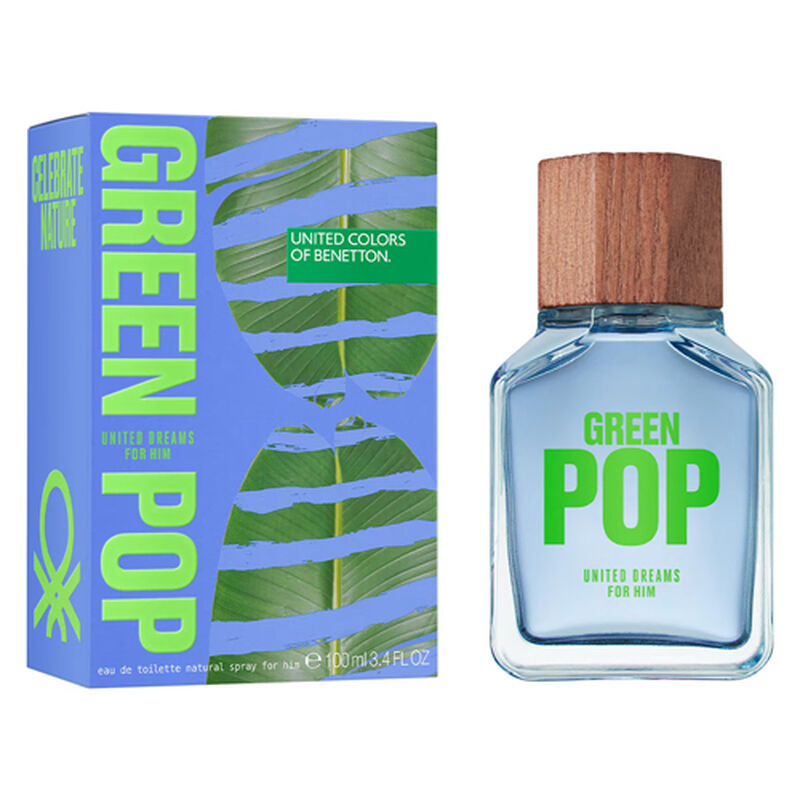 Benetton Green Pop Caballero Edt 100 Ml image number null