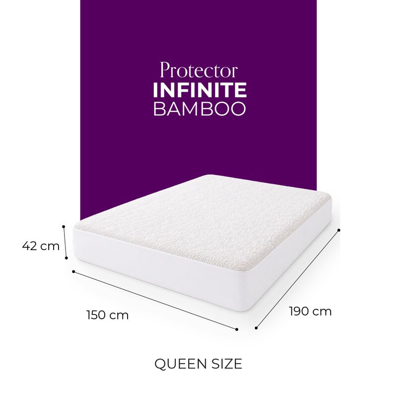 Protector De Colch&oacute;n Queen Size Spring Air Bamb... image number null