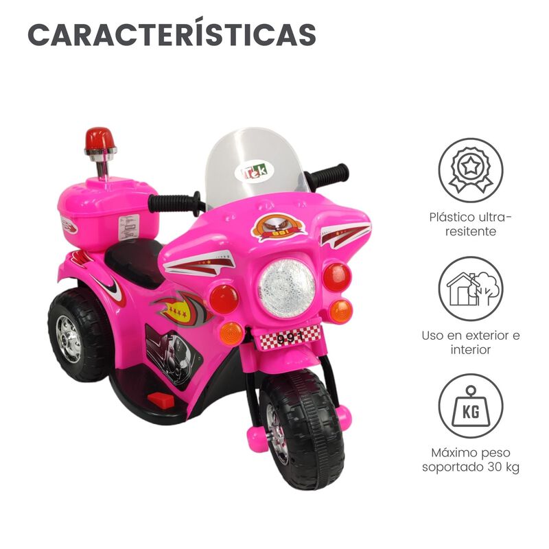 Moto El&eacute;ctrica Montable 6v Con Luces Led, Sonid... image number null