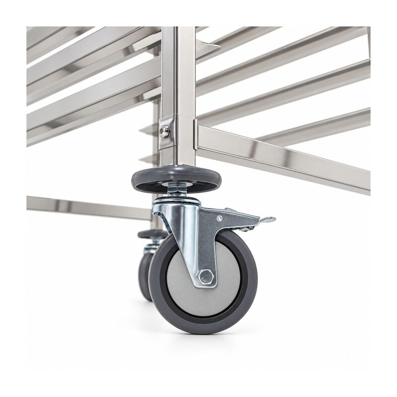 Rack Espiguero 16 Niveles 96kg Ss201 Ruedas Fre... image number null