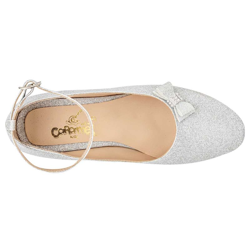 Caramel Zapato de graduaci&oacute;n para ni&ntilde;a plata image number null