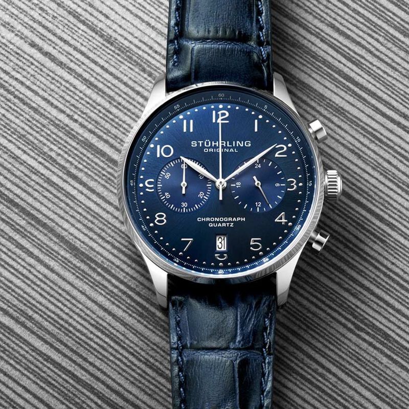 Reloj Stuhrling para hombre 4012.3 cronógrafo42... image number null