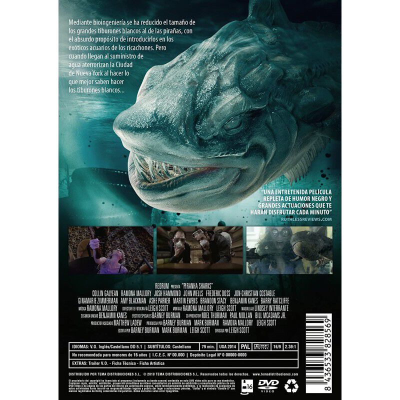 Piranha Sharks [DVD] image number null