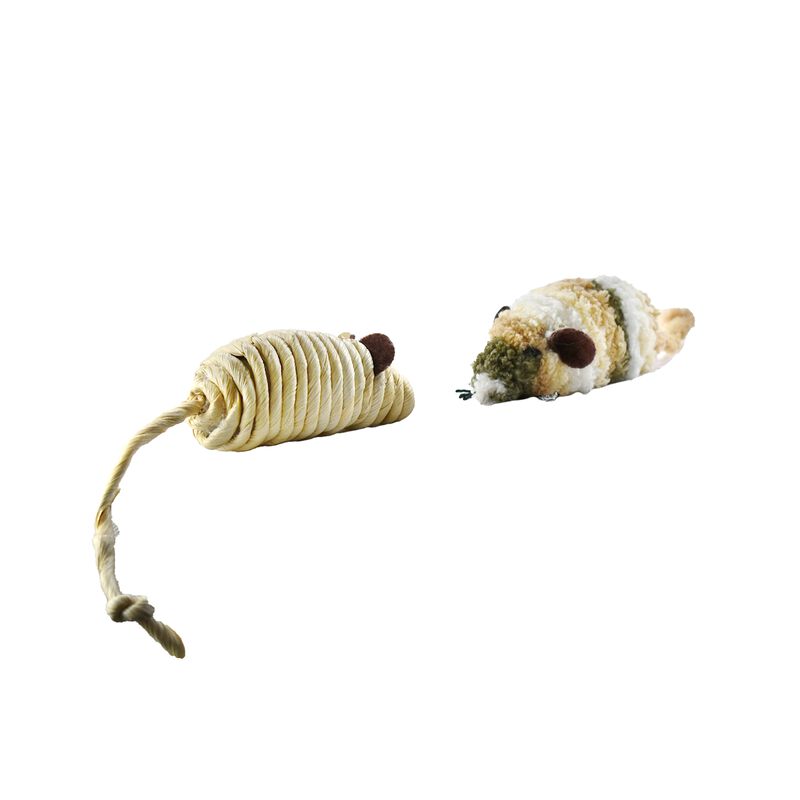 Naturance Ecoplay Juguete Ratón Para Gato Con 2... image number null