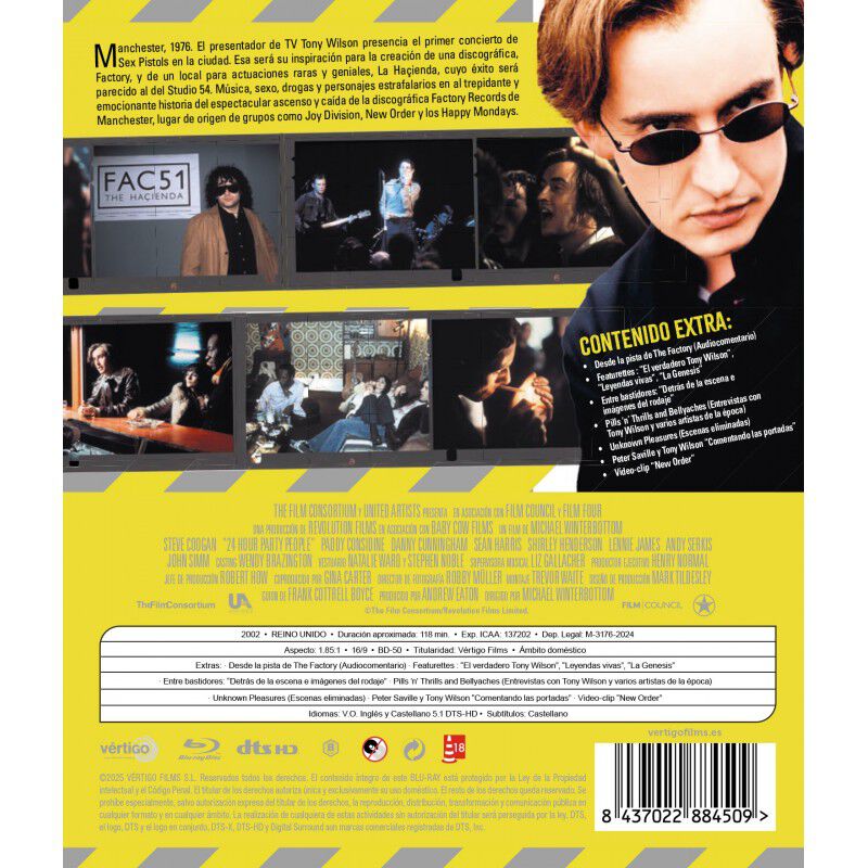 24 Hour Party People (Edici&oacute;n Especial) [Blu-ra... image number null