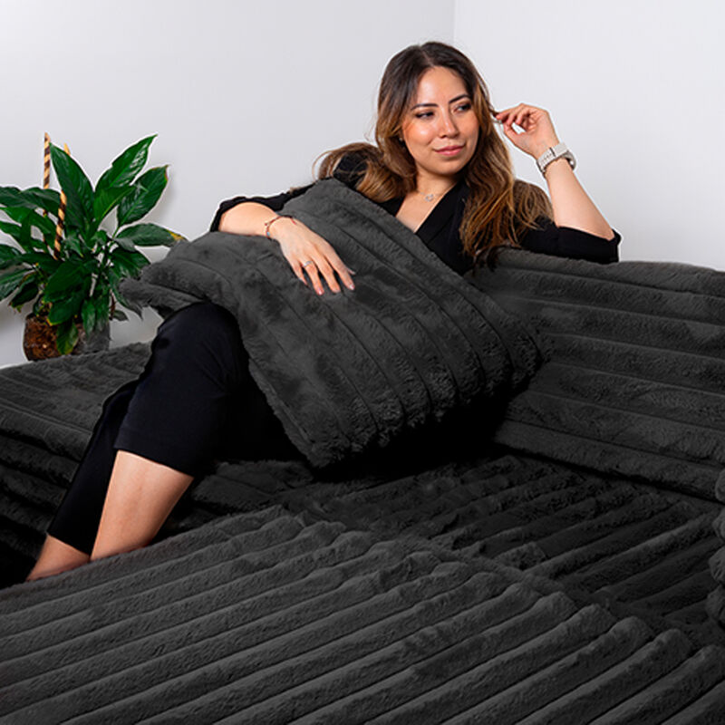 Sill&oacute;n Modular en Caja Dormimundo Central Negro image number null