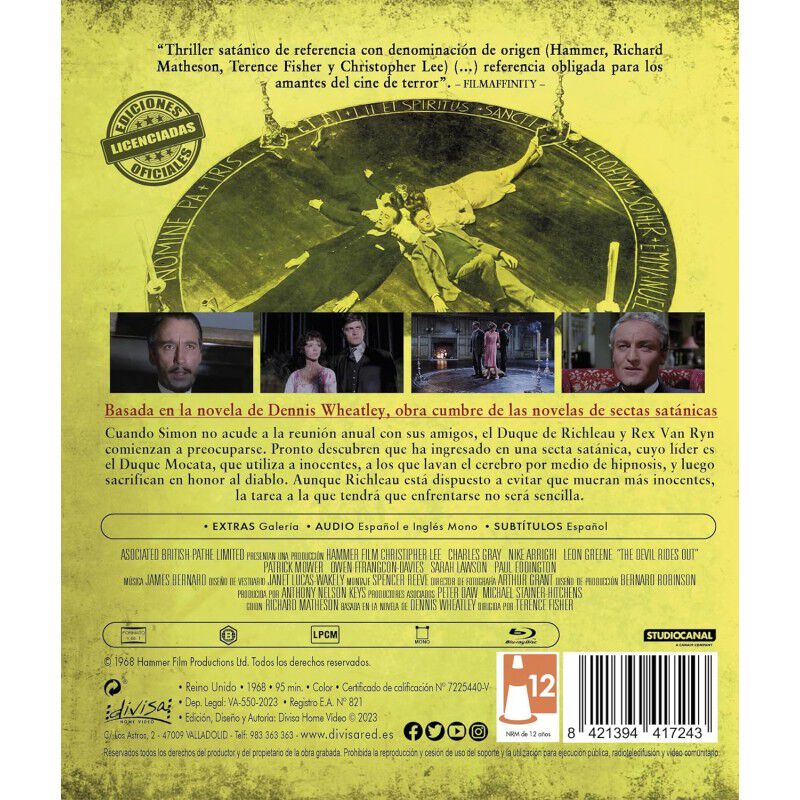 La Novia del Diablo (The Devil Rides Out) (Blu-... image number null