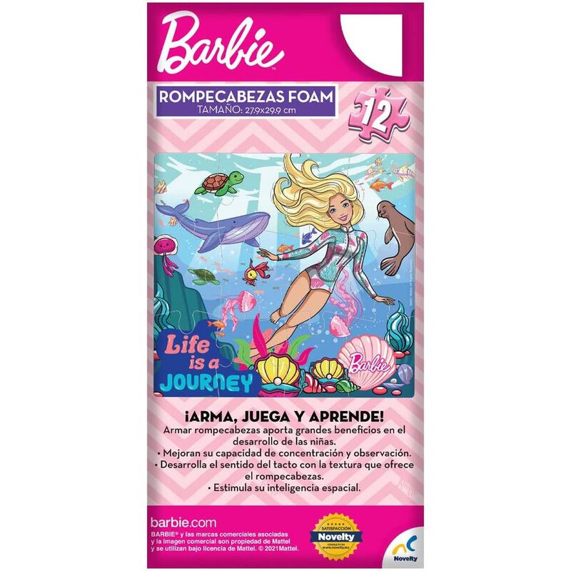Rompecabezas Barbie 12 Piezas image number null