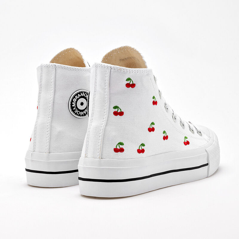 Moramora Tenis urbano para mujer blanco image number null