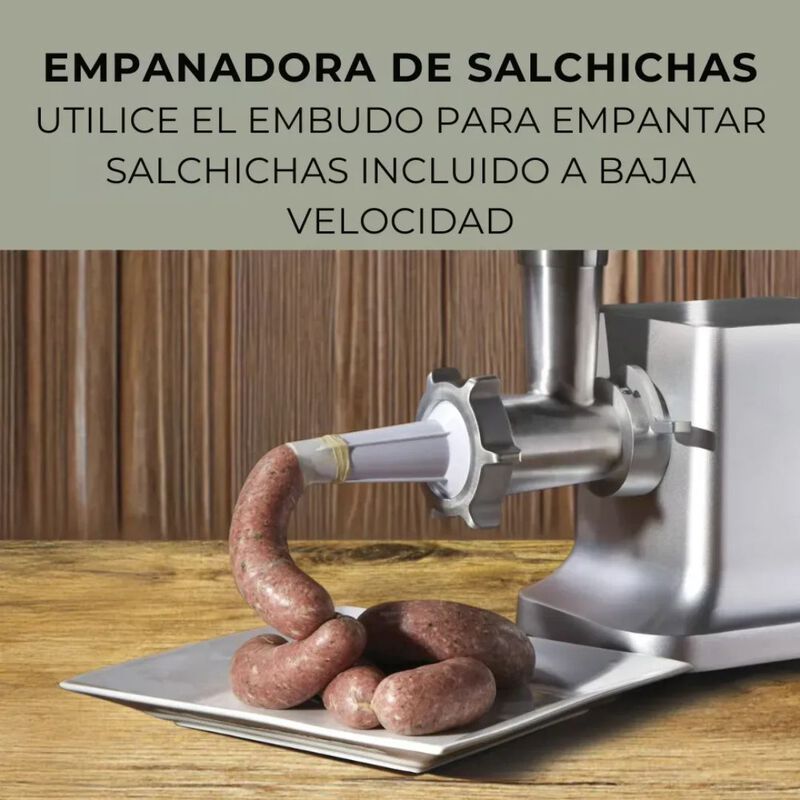 Molino De Carne El&eacute;ctrico Mossy Oak Placas Inox... image number null