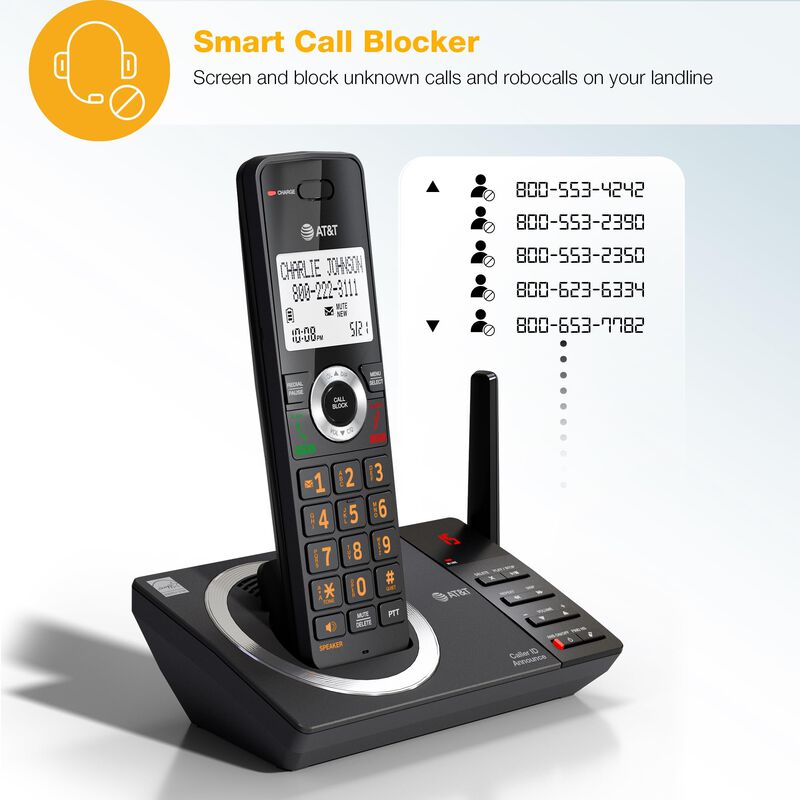 Tel&eacute;fono Inal&aacute;mbrico Para El Hogar At&t Dect 6.... image number null