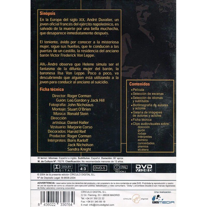 El Terror [dvd] (1963) The Terror image number null