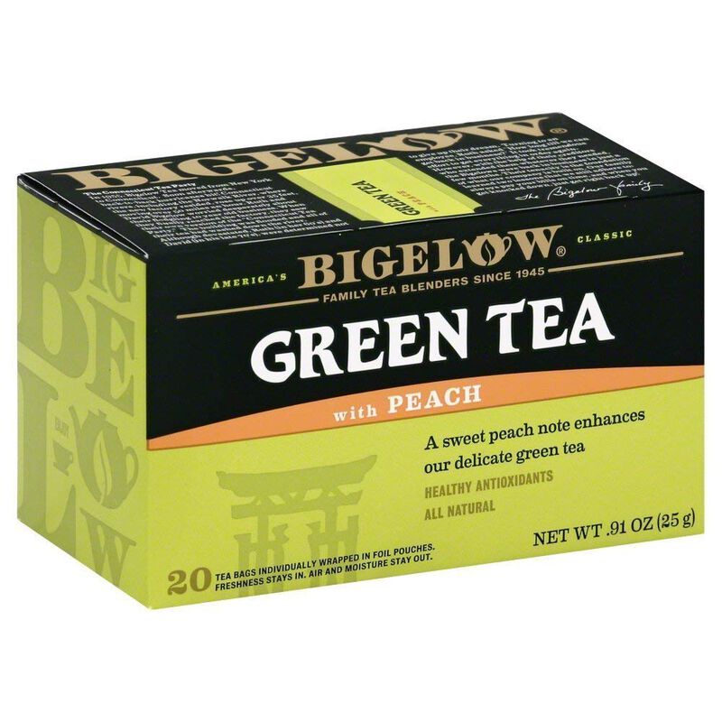T&eacute; Bigelow Green Peach - Pack De 6 Cajas De 25 ... image number null