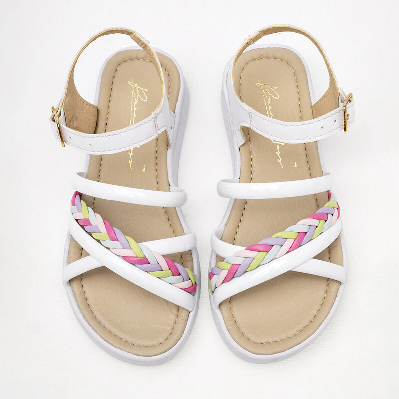 Been Class Sandalia para ni&ntilde;a blanco multicolor... image number null