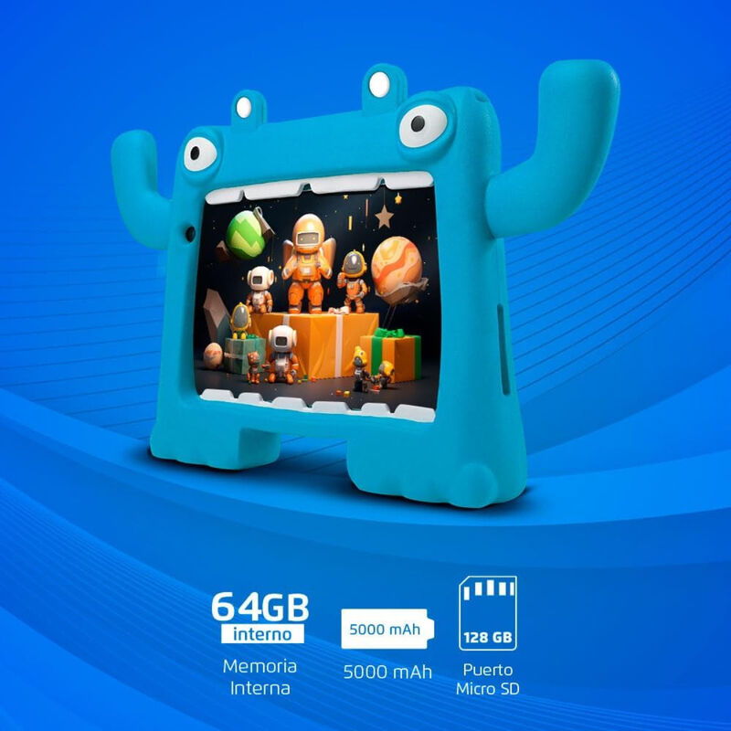Tablet Vorago PAD-8-KIDS 8” 64GB Ram 4GB 2MP/5M... image number null