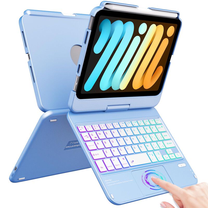 Funda Con Teclado Fuwang Touchpad Para Ipad Min... image number null